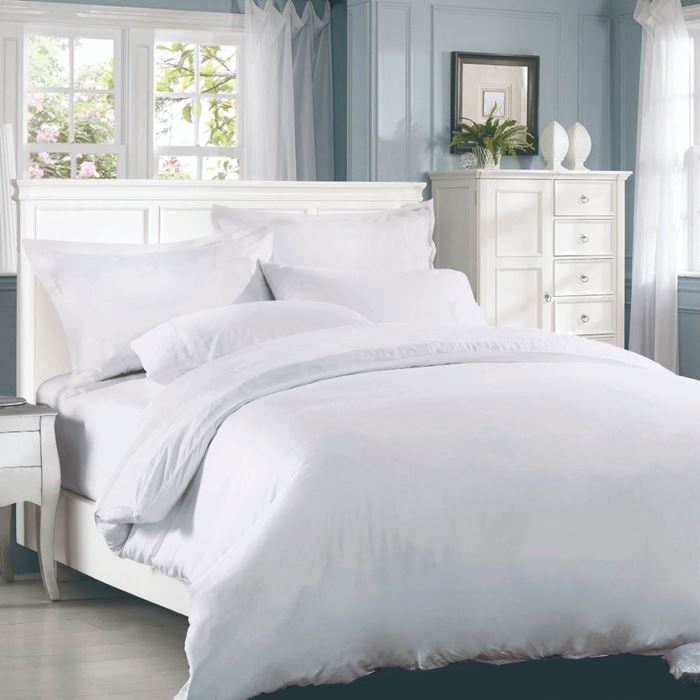 מצעים לבנים כותנה מצרית סאטן 500