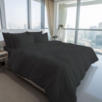 מצעי ג'רסי שחור