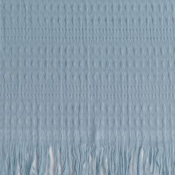 שמיכת וואפל פיקה כחול