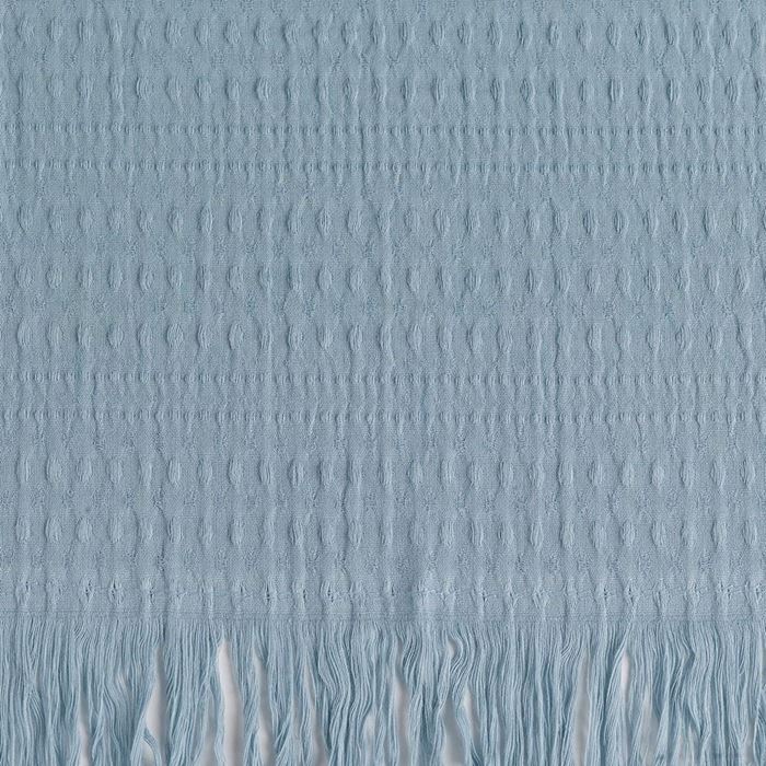 שמיכת וואפל פיקה כחול