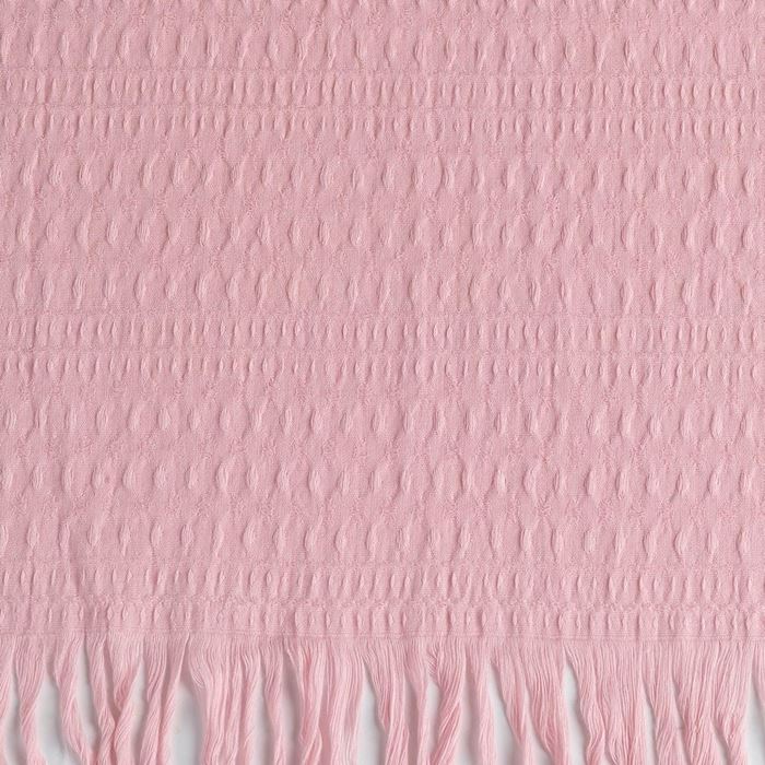 שמיכת וואפל פיקה ורוד