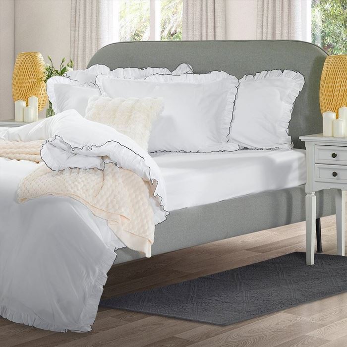 מצעי במבוק דגם ולריה לבן