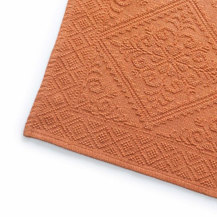 שטיחון אמבט ז'קארד טרקוטה