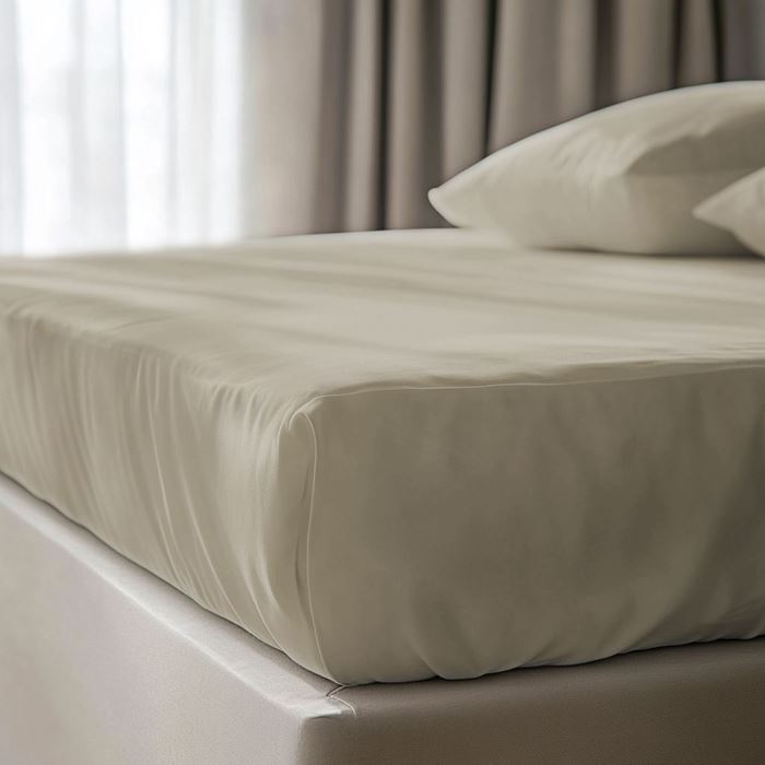 סדין ג'רסי בז' בהיר