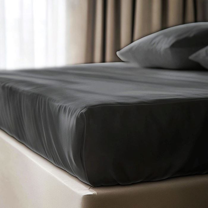 סדין ג'רסי שחור